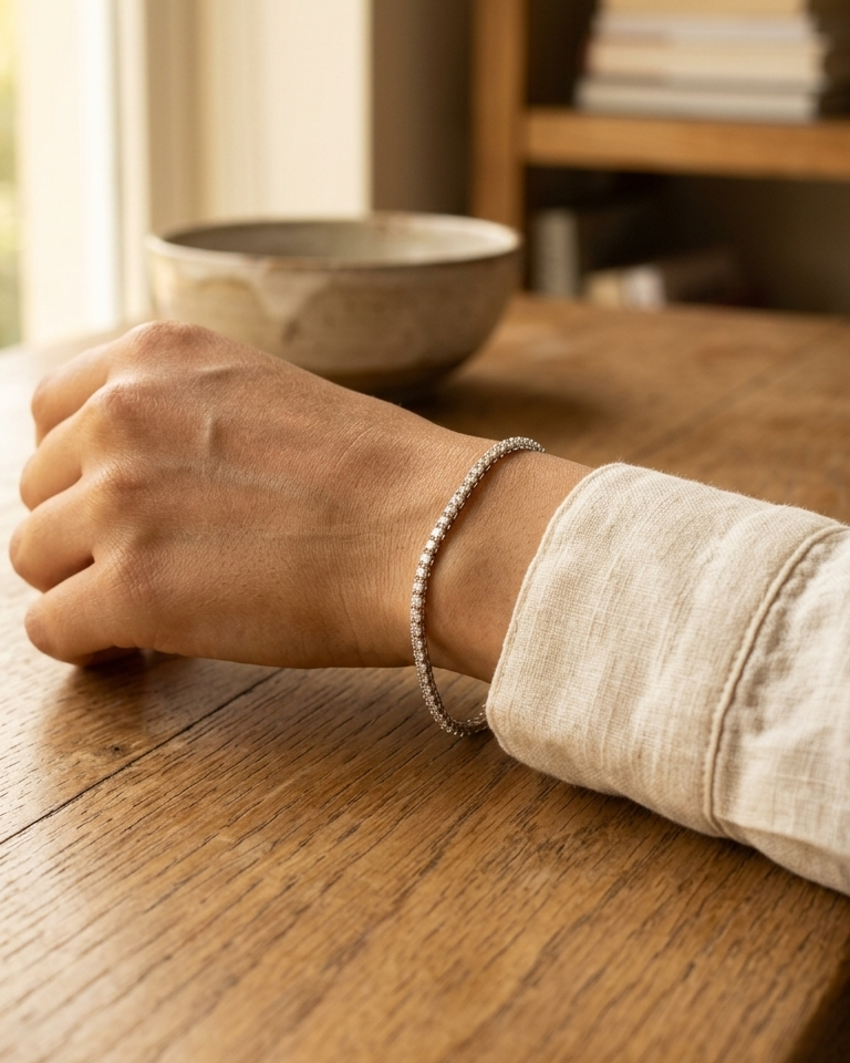 Lumière Tennis Bracelet — view 5