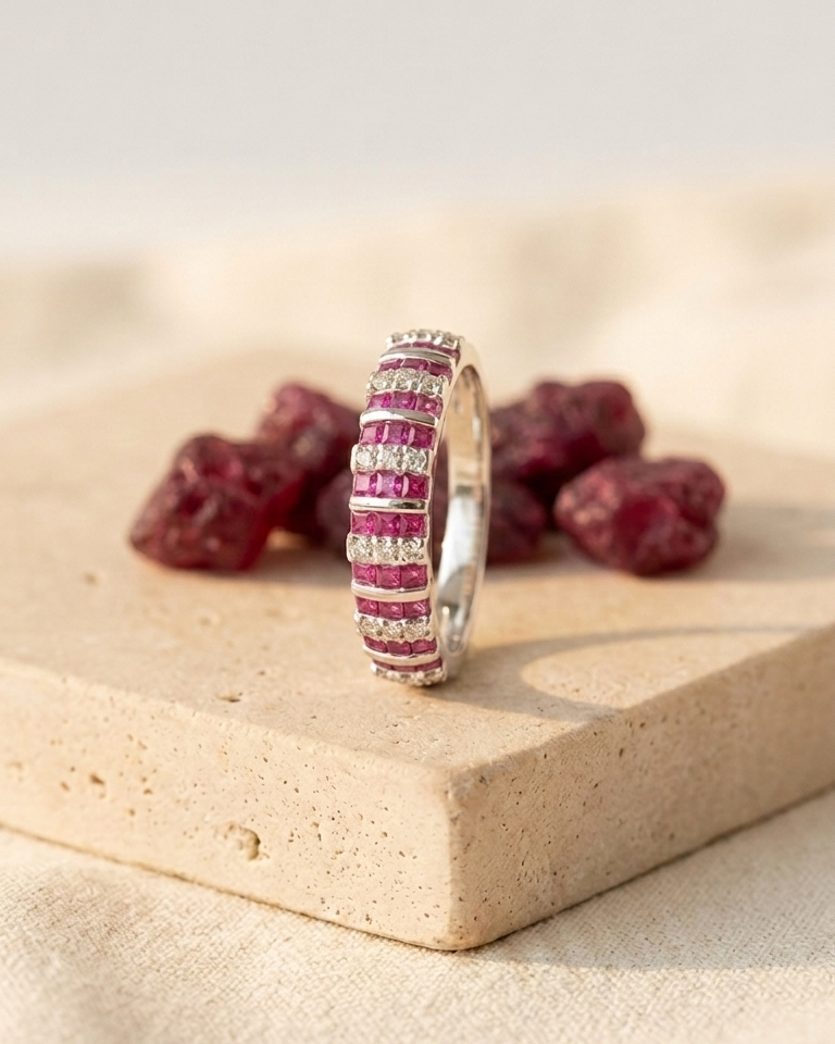 Rosé Radiance Ring — view 1