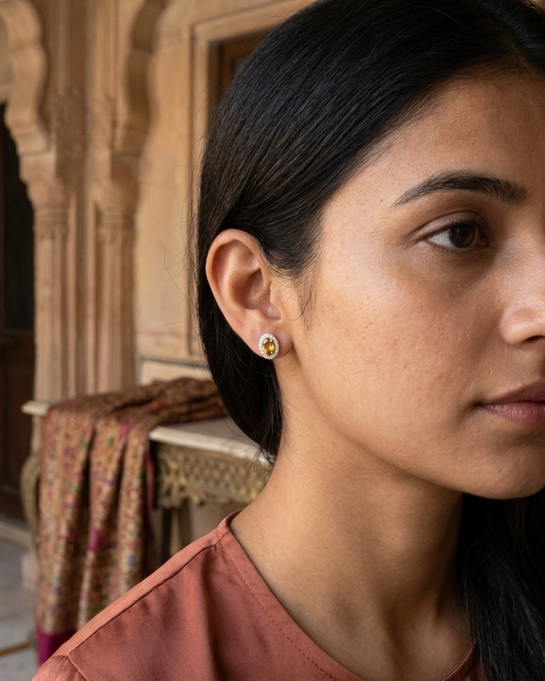 Honey Glow Studs