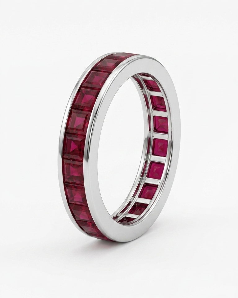 Ruby Eternity Band — view 3