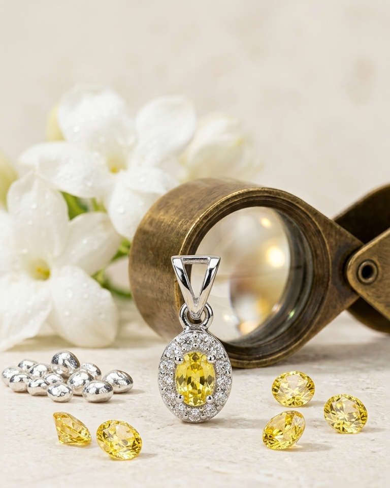 Mini Soleil Stud Charm — view 3