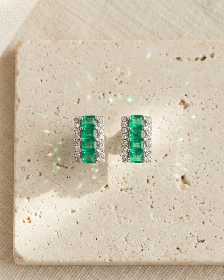 Emerald Rail Studs — view 1