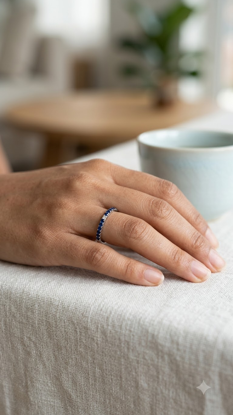 Élan Sapphire Band — view 2