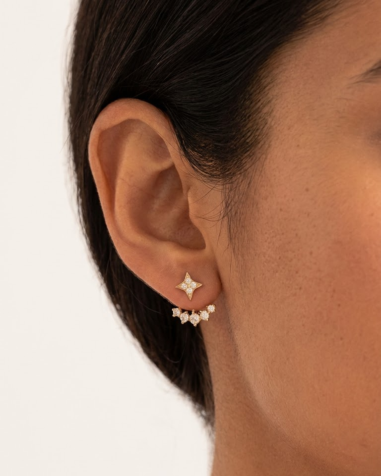 Celeste Star Studs