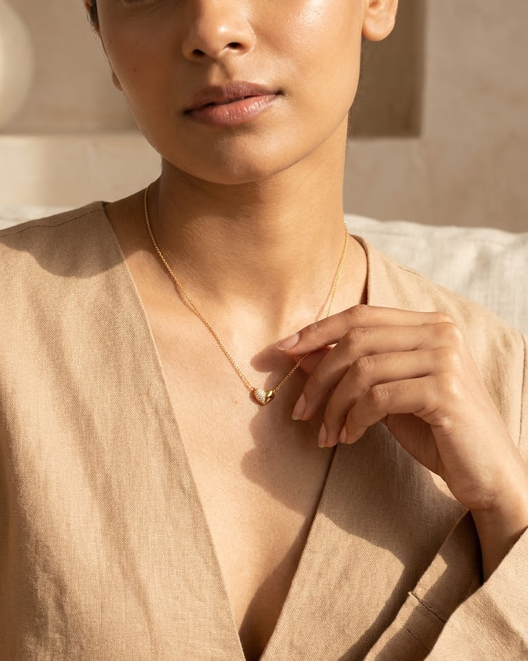 The Twofold Heart Necklace — view 3