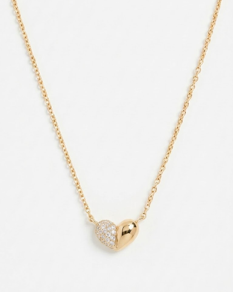The Twofold Heart Necklace — view 4