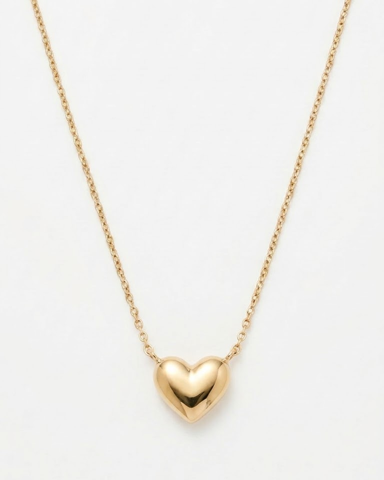 Golden Heart Pendant — view 3