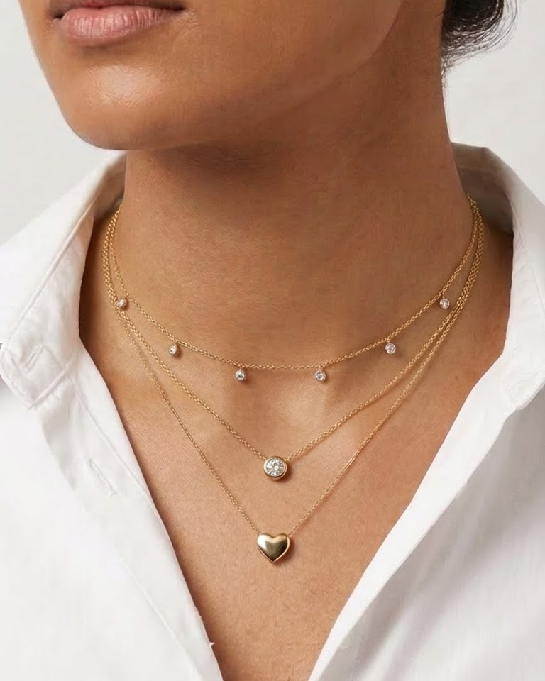 Celeste Diamond Necklace — view 2