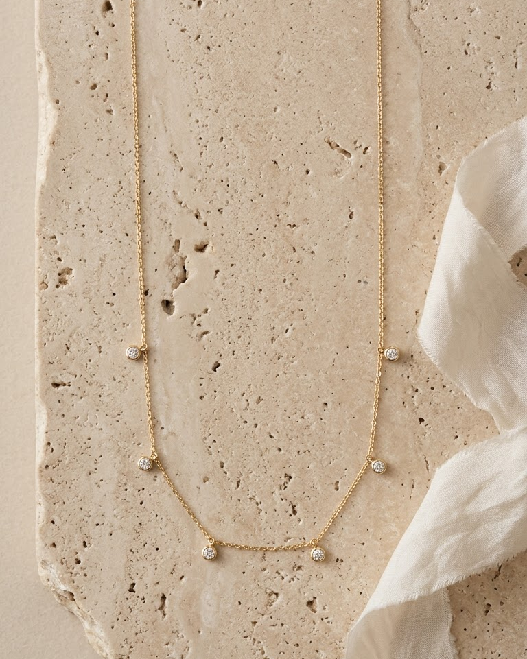Celeste Diamond Necklace — view 3