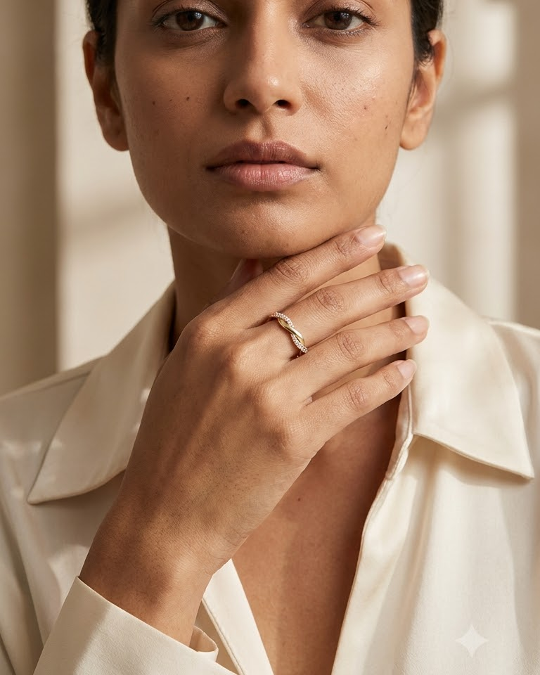 The Entwined Diamond Ring