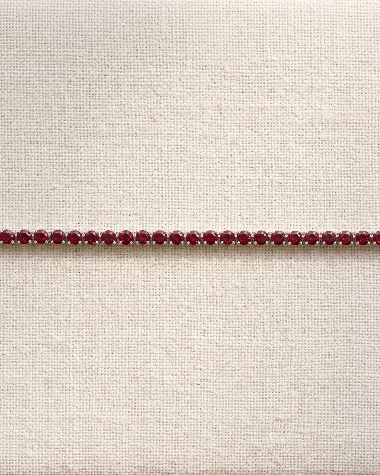 Ruby Tennis Bracelet — view 2